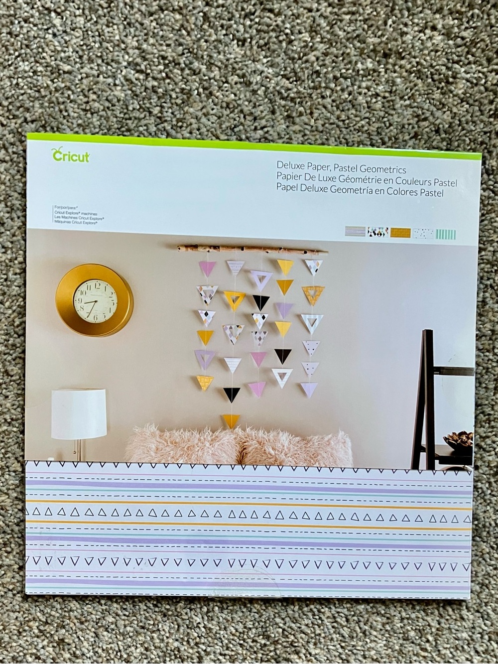 Cricut Deluxe Paper Pastel Geometrics Brand New